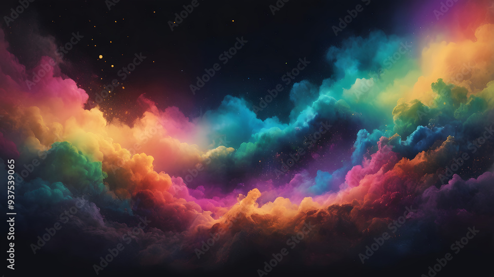 Fototapeta premium visualization of fractal realms, ai generated