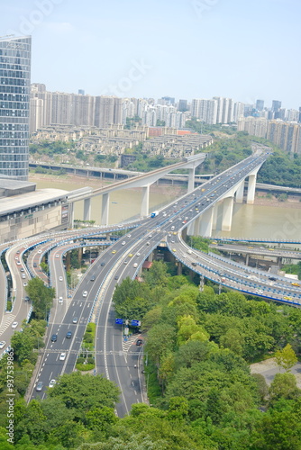 Architecture in Chongqing, China.