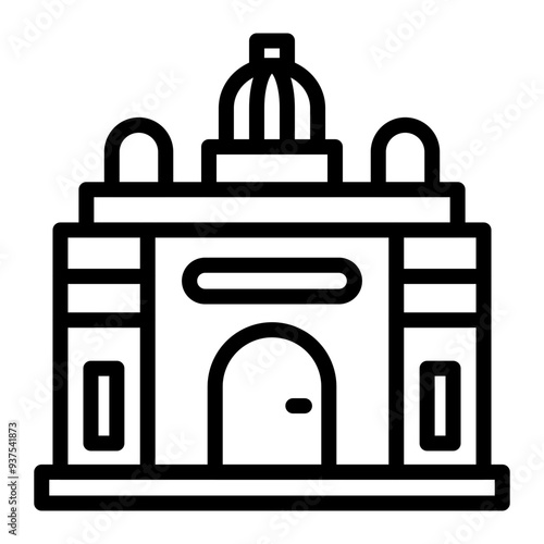 Palace Vector Icon Design