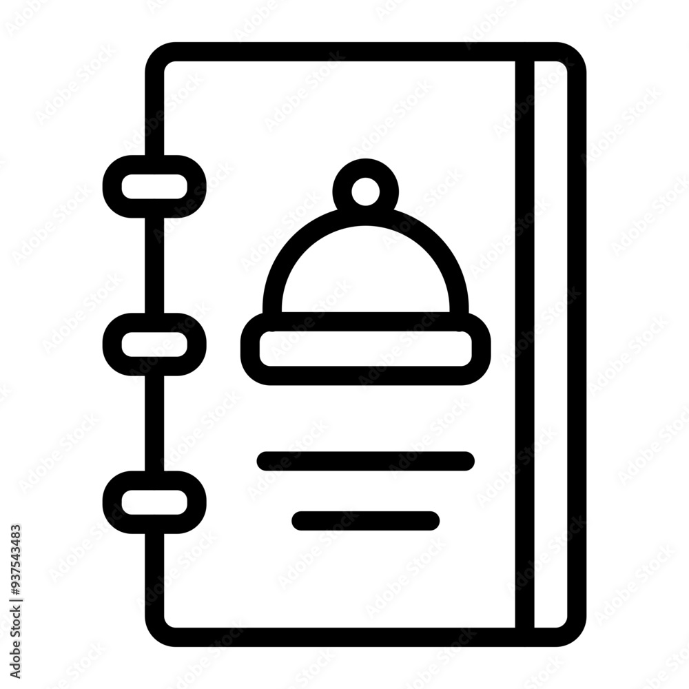Menu Vector Line Icon Design Menu Vector Line Icon Design