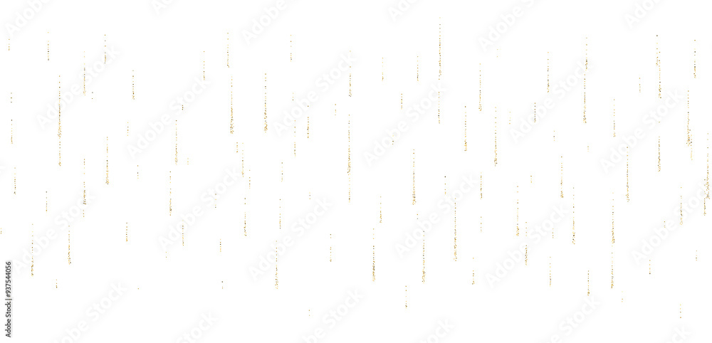 Gold Glowing Sparkling Rain. Falling Meteorite Star Gold Glowing Sparkling Rain. Falling Meteorite Star