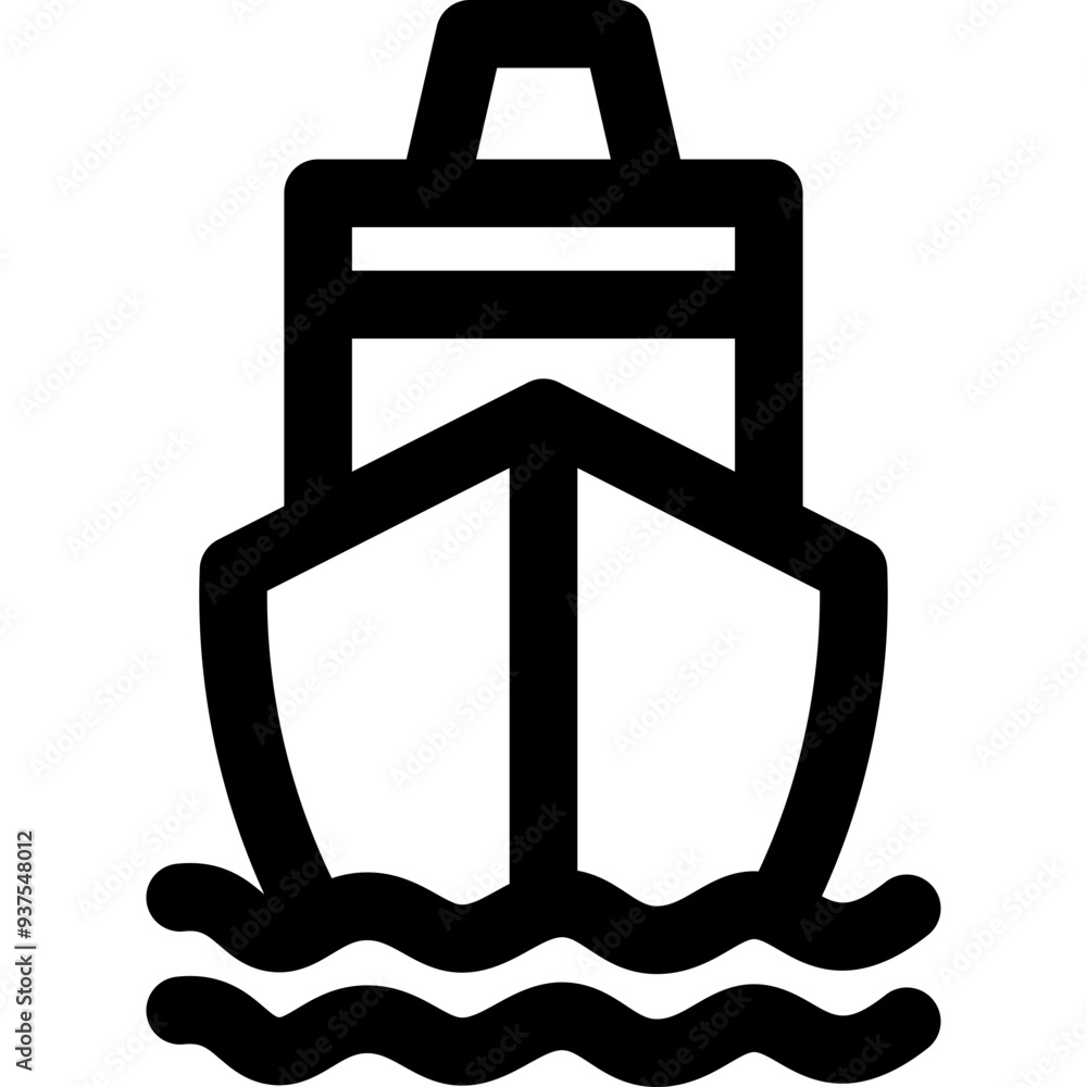 Cargo Ship Icon Cargo Ship Icon
