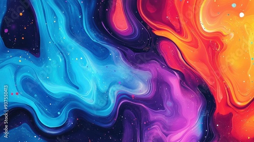 colorful abstract background , ai