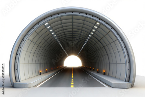Fototapeta Naklejka Na Ścianę i Meble -  tunnel clipart 3d on a transparent background