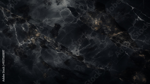 Black gold marble texture background 