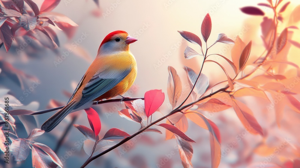 3D wallpaper design for beautiful bird , ai 3D wallpaper design for beautiful bird , ai