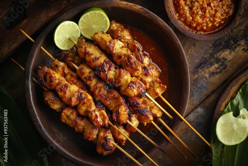 Taichan Satay, A modern variation that has gained popularity in Indonesia, this satay is made with marinated chicken skewers grilled without any peanut or soy sauce.