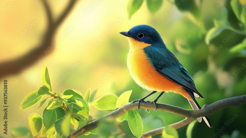 3D wallpaper design for beautiful bird , ai 3D wallpaper design for beautiful bird , ai
