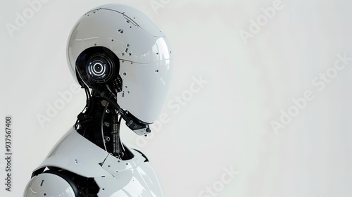 robot in white background