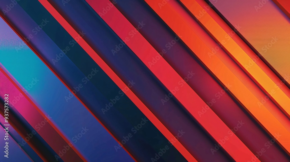 Abstract Background with Colorful Diagonal Stripes Abstract Background with Colorful Diagonal Stripes