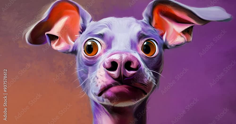 Crazy funny dog talking to you.
Crazy funny dog talking to you.