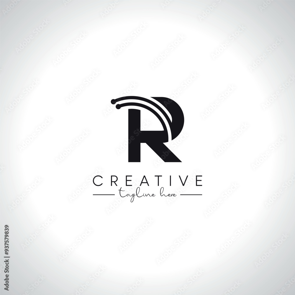 Alphabet R Letter Modern Technology Logo Design. Initial Digital Logo Vector Symbol. Alphabet R Letter Modern Technology Logo Design. Initial Digital Logo Vector Symbol.