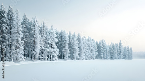 Serene Snowy Landscape