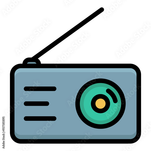 Radio icon. Icon about podcasts
