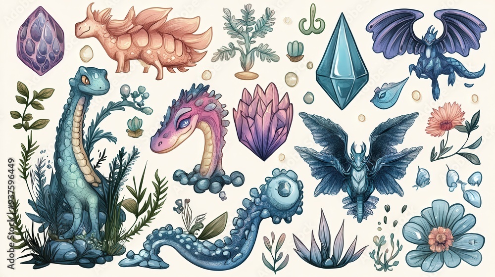 Fototapeta premium Fantasy Creatures