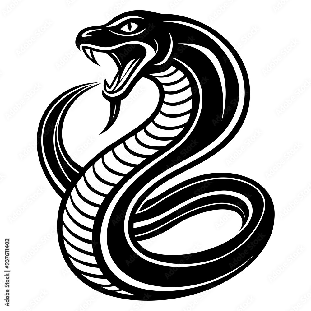 Fototapeta premium snake in a circle