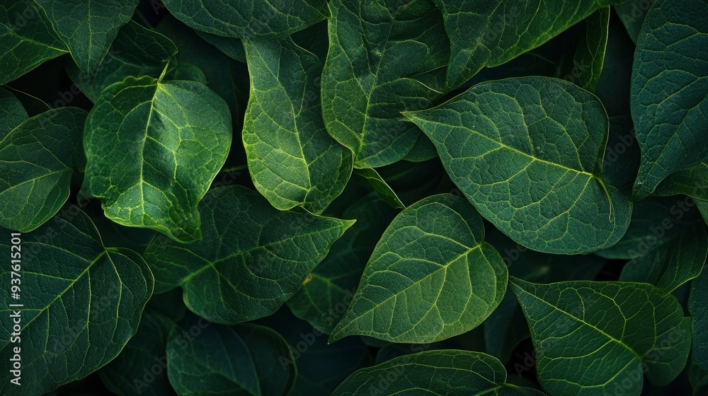 Green leaf texture. Green leaves pattern background. Natural background and wallpaper , ai Green leaf texture. Green leaves pattern background. Natural background and wallpaper , ai