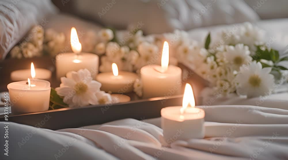 candles on a table candles on a table