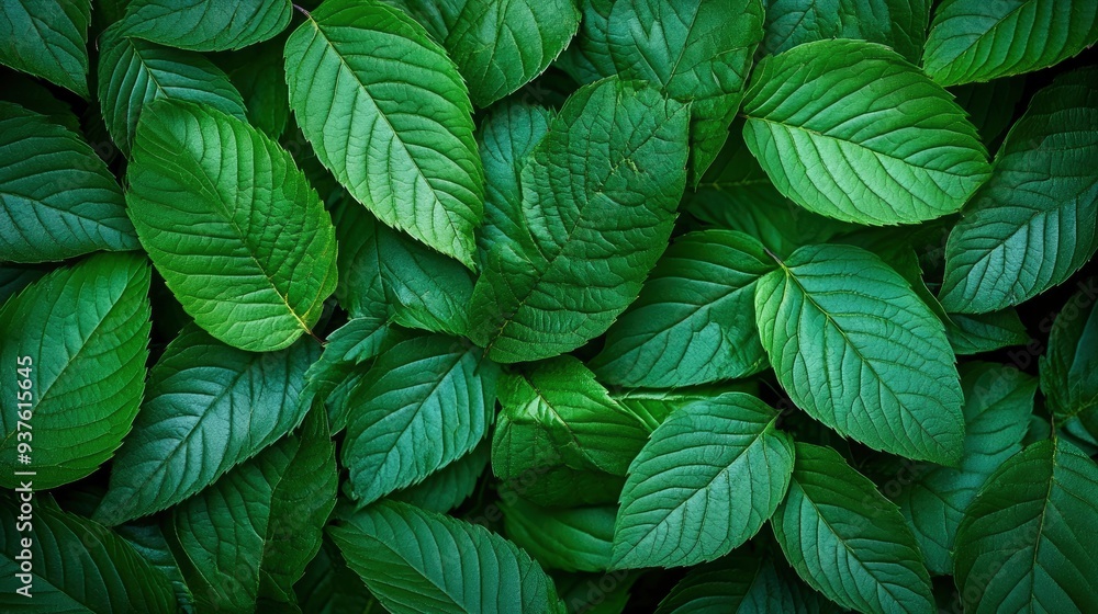 Green leaf texture. Green leaves pattern background. Natural background and wallpaper , ai Green leaf texture. Green leaves pattern background. Natural background and wallpaper , ai