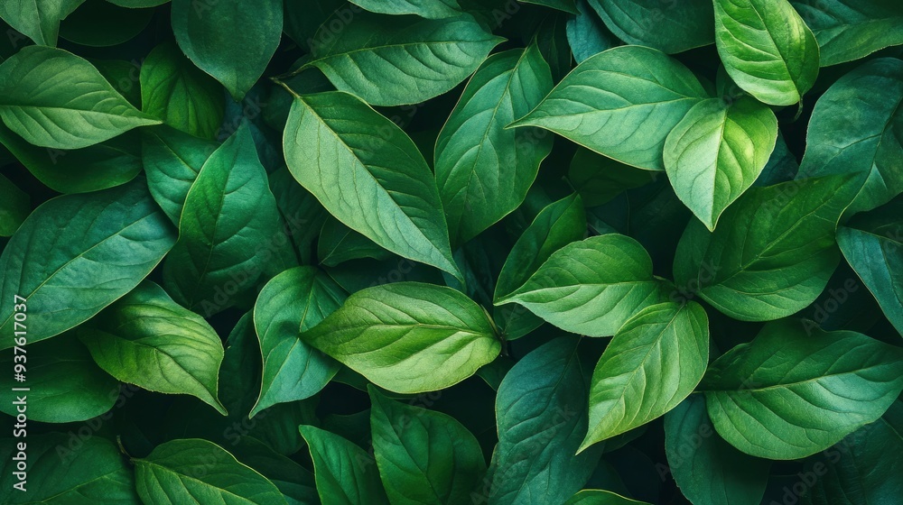 Green leaf texture. Green leaves pattern background. Natural background and wallpaper , ai Green leaf texture. Green leaves pattern background. Natural background and wallpaper , ai
