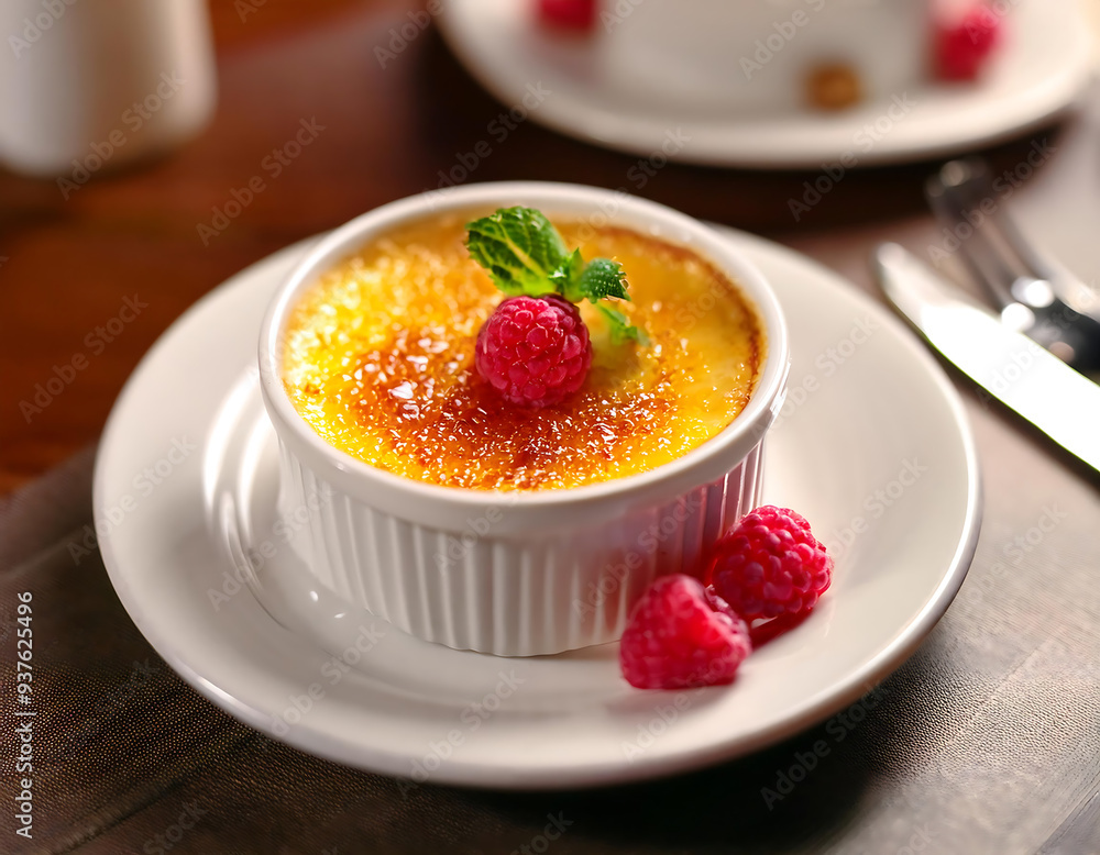 Crème Brûlée close-up Crème Brûlée close-up