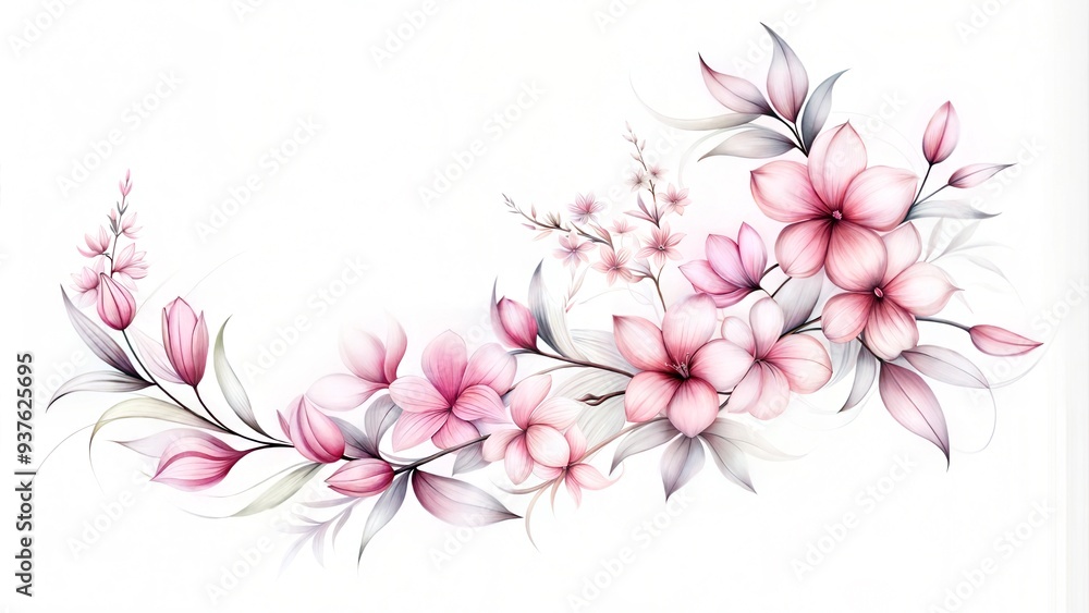 Elegant digital flower arrangement Elegant digital flower arrangement