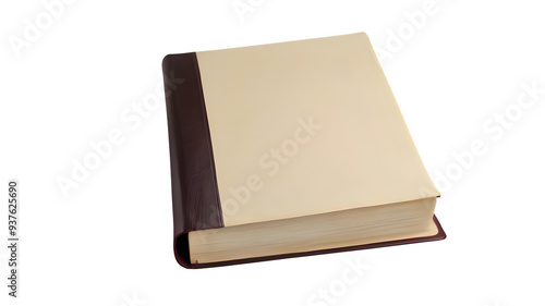 old book isolated on white