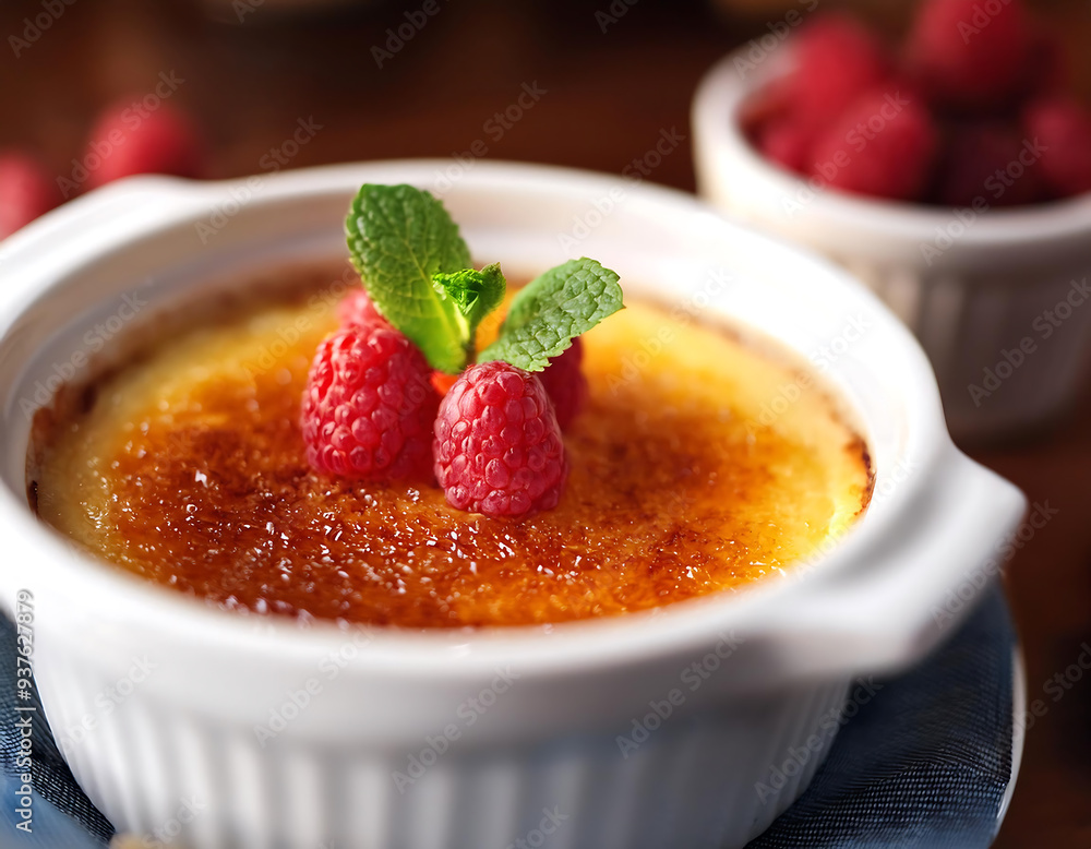 Crème Brûlée close-up Crème Brûlée close-up