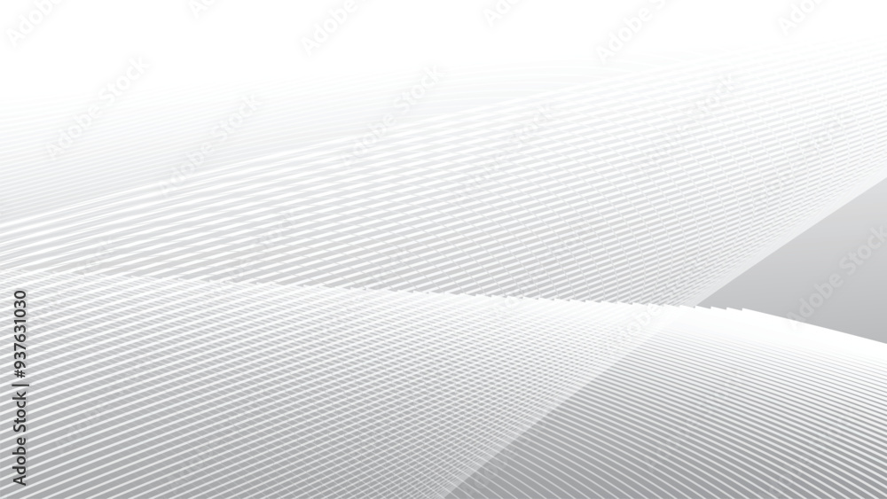Naklejka premium Grey abstract background with curve line for backdrop or presentation