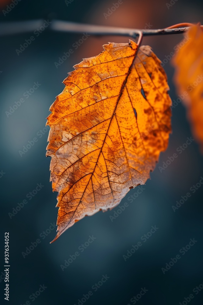 Macro view of an autumn leaf-shed with a minimalistic and cinematic vibe AI generated illustration Macro view of an autumn leaf-shed with a minimalistic and cinematic vibe AI generated illustration