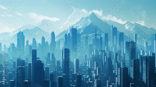 abstract city background