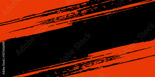 Abstract speed lines style orange color halftone banner design template. Vector illustration. modern halftone grunge vector grunge orange