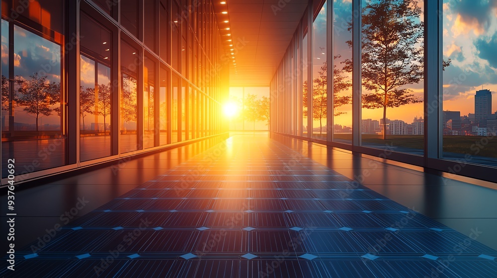 A solarpowered electric grid model displayed in a sunlit room, Main keyword electricity, Concept future of energy infrastructure A solarpowered electric grid model displayed in a sunlit room, Main keyword electricity, Concept future of energy infrastructure