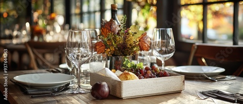 Autumn Dining: A Cozy Table Setting with Seasonal Delights