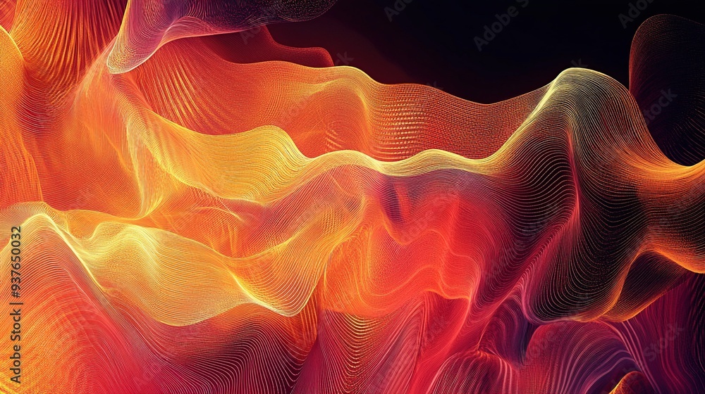Fototapeta premium abstract background with flowing, organic lines and patterns