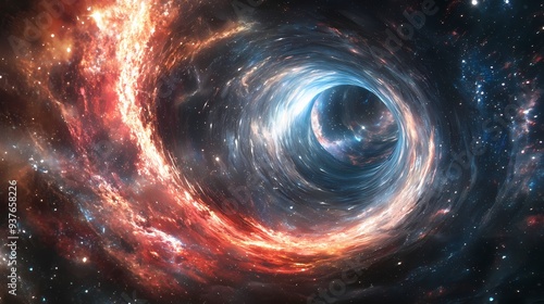 Black Hole in Space.