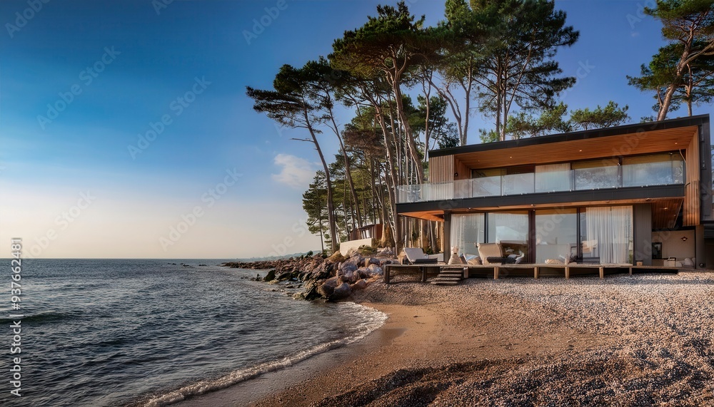 Cozy home near yo the beach, beautiful sea view. Generated image Cozy home near yo the beach, beautiful sea view. Generated image