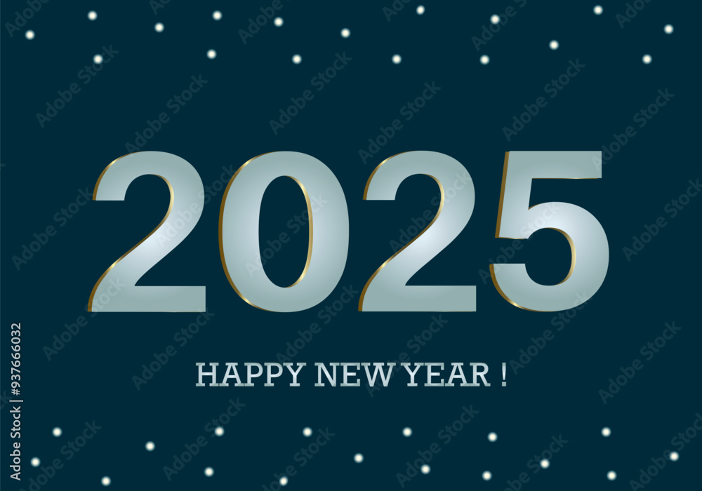 Happy New Year 2025. Vector background design for posters, banners, calendar and greetings. Vector illustration Happy New Year 2025. Vector background design for posters, banners, calendar and greetings. Vector illustration
