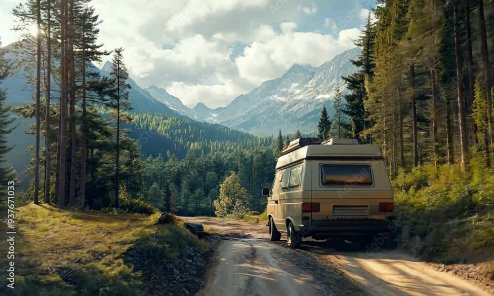 Camper Van Adventure in the Majestic Mountains Camper Van Adventure in the Majestic Mountains
