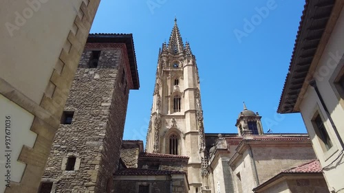 church of in the city of Gijon, Asturias, Spain