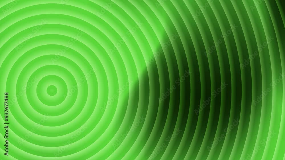 Dark Green Circle Pattern Seamless Background Loop. Dark Green Circle Pattern Seamless Background Loop.