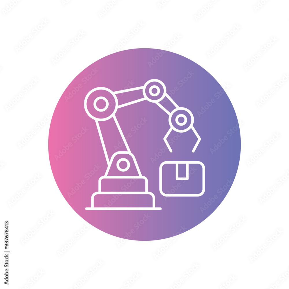 Fototapeta premium Cyber-physical Systems icon vector stock illustration