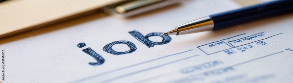 Realistic style close-up of a document with Realistic style close-up of a document with