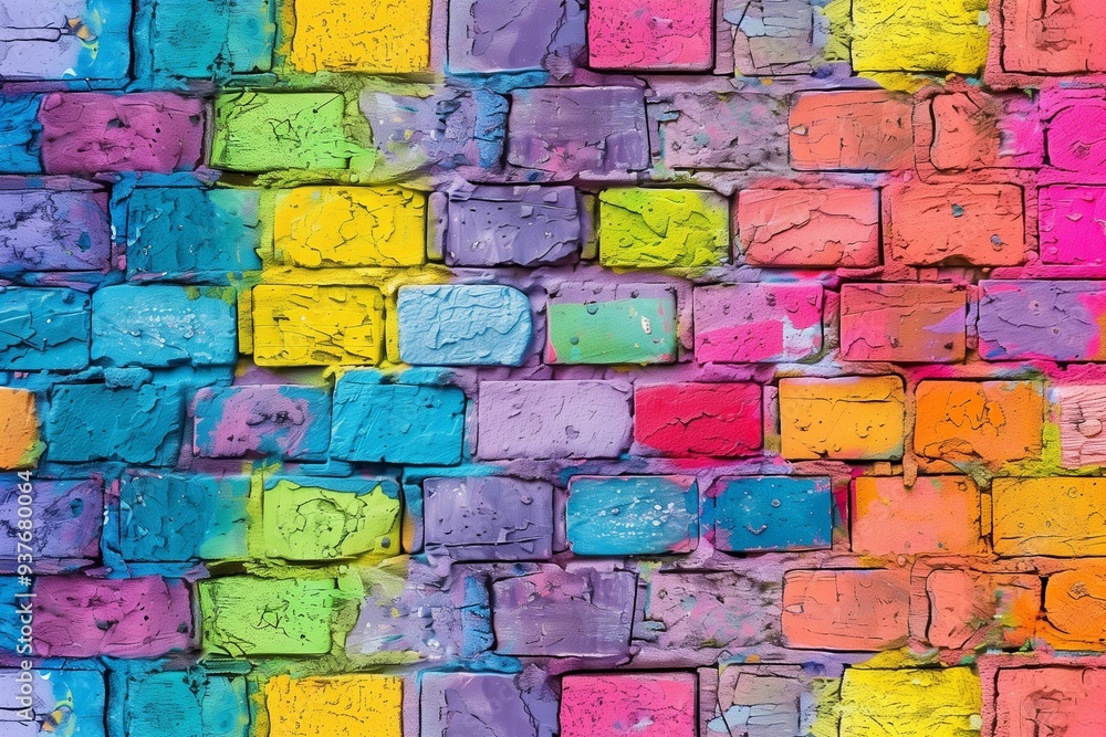 The vibrant energy of urban street art. Generative AI The vibrant energy of urban street art. Generative AI