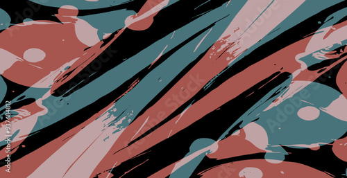 Abstract pattern. Illustration for printing on wall decorations. For use in graphics.