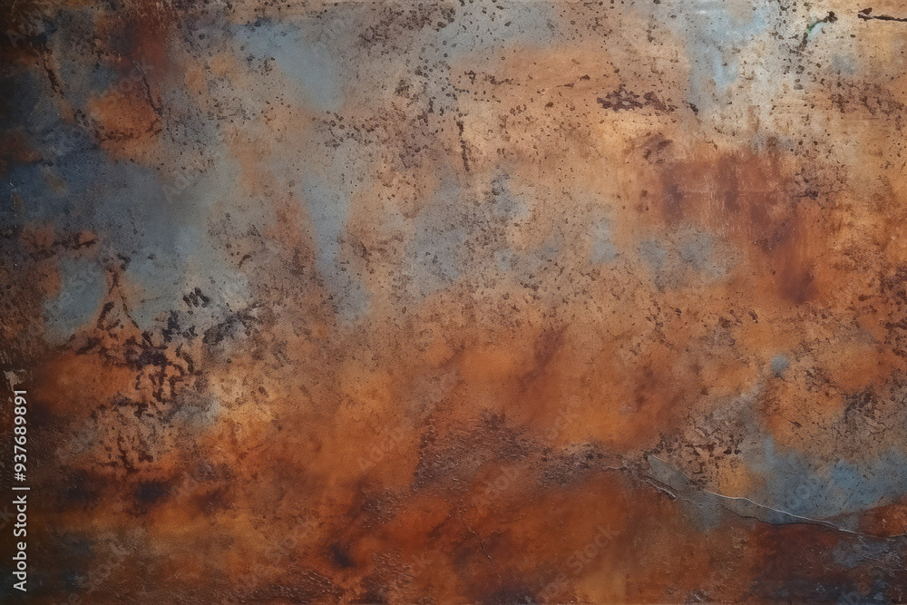 Processed collage of old rusty metal sheet texture in daylight. Background for banner Processed collage of old rusty metal sheet texture in daylight. Background for banner