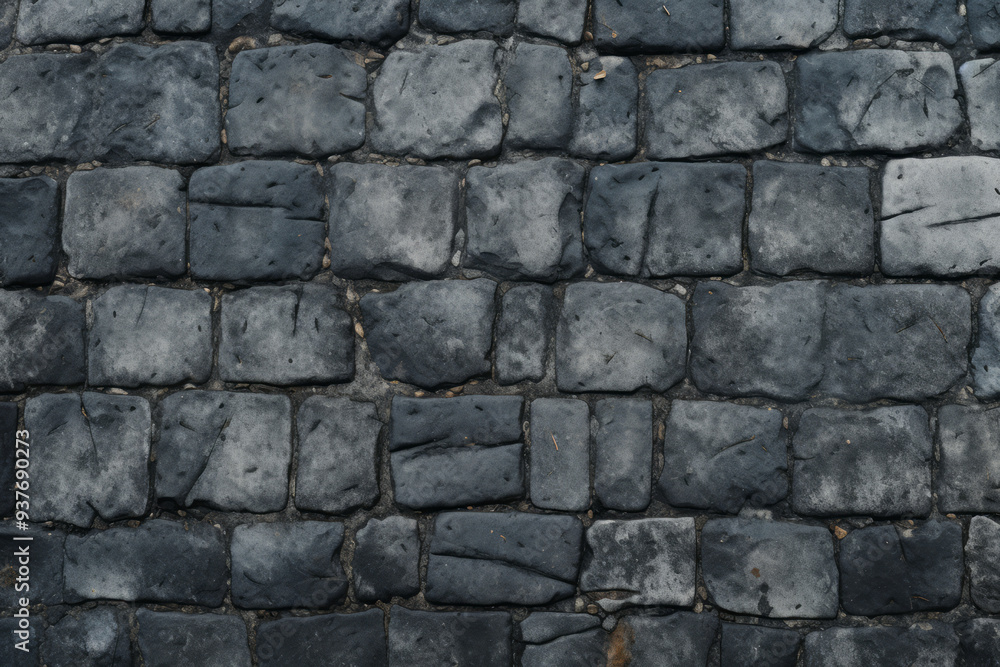 Processed collage of old european cobble stone pavement texture. Background for banner Processed collage of old european cobble stone pavement texture. Background for banner