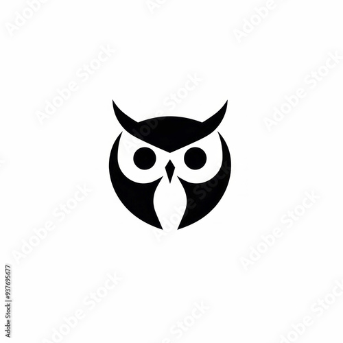 animal icon and logo on a white background Created with Generative AI technology