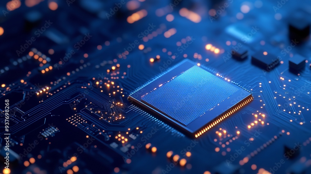 tech circuitry in blue and purple - abstract technological background tech circuitry in blue and purple - abstract technological background