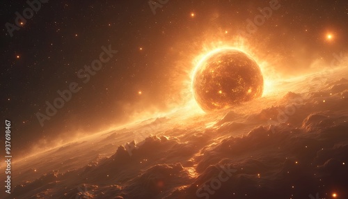 Fiery Celestial Body